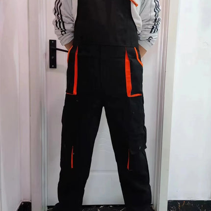 Work Overall Uniform Men Women Work Coverall Car Repairman Jumpsuit Workshop Mechanic Work Clothes Fly pockets Warehouse Rompers