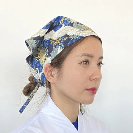 Japanese Chef Hat Kitchen Restaurant Waiter Sushi Caps Cuisine Cook Headscarf  Food Service Work Uniform Cap Pirate Hat-KarWorkwear
