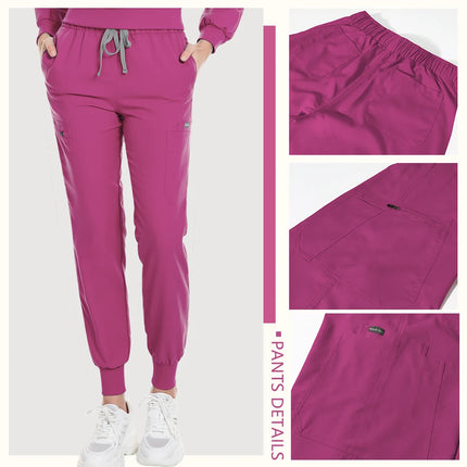 Summer Autumn Winter Long Sleeve Workwear Medical Scrub Set Nursing Uniform Nurse Surgical Uniform Beauty Clothes Women Workwear