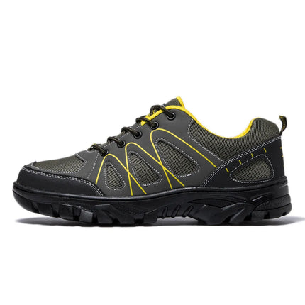 Work Safety Shoes Men Boots Fashion Work Sneakers Male Shoes Adult Work Boots Steel Toe Shoes Indestructible Men Safety Boots