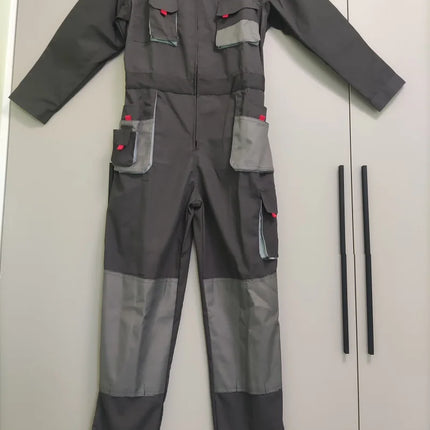 Work Clothing For Men Cargo Overalls Fly Pockets Work Jumpsuit Coveralls Workshop Uniform Hip Hop Costume Overall Hombre Trabajo
