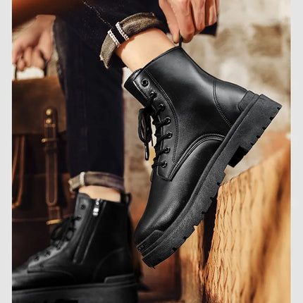 Military Men's Boots to Work Outdoor Shoes for Man Free Shipping Sneakers Winter Men's Chelsea Boot Safti Shose Mens Work Safety