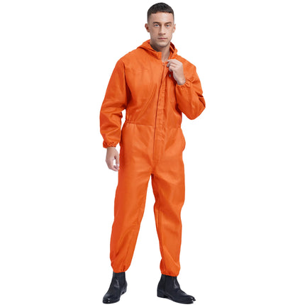 Mens Work Overalls Uniform Mechanics Workwear Lightweight Jumpsuits Long Sleeve Welding Suit Car Repair Workshop Coverall