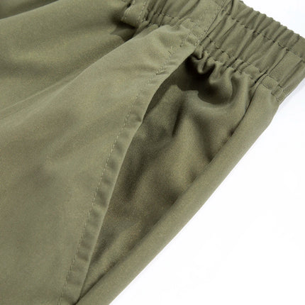 Men's Cargo Pants Sweatpants Outdoor Loose Straight Long Trousers Summer Casual Multi-Pocket Durable Workwear Male Trousers