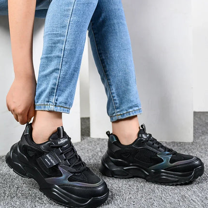 New Fashion 2024 Women's Safety Shoes Sneakers Women Anti-smash Anti-puncture Security Boots Protective Shoes Breathable-KarWorkwear