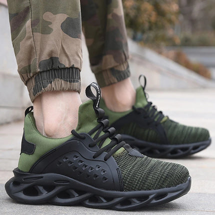 2024 Work Sneakers Men Indestructible Shoes Work Safety Shoes With Steel Toe Cap Puncture-Proof  Male Security Protective Shoes-KarWorkwear