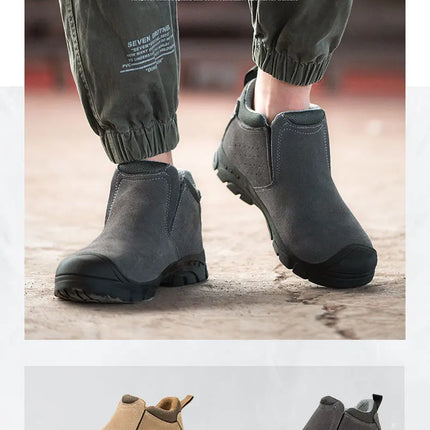 Scald-proof Electric Welding Shoes Plastic Toe Work Shoes Insulated Electrician Shoes Indestructible Industrial Male Wear Boots-KarWorkwear