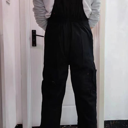 Work Overall Uniform Men Women Work Coverall Car Repairman Jumpsuit Workshop Mechanic Work Clothes Fly pockets Warehouse Rompers