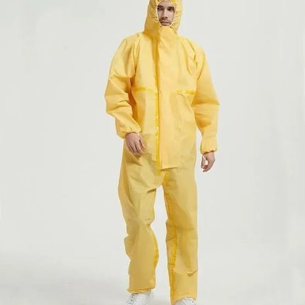Chemical Work Coverall Protective Suit Hazardous Chemicals Liquid Proof Sulfuric Acid And Alkali Resistant Protection Clothing