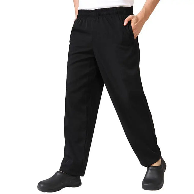1 Pair Of Chef'S Workwear Trousers Breathable Material Loose For Men-KarWorkwear