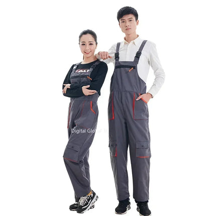 2023 Work Overall Uniform Men Women Working Coveralls Welding Suit Car Repair Workshop Mechanic Plus Size Clothes-KarWorkwear