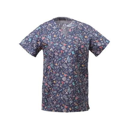 Pet Clinic Vet Work Uniforms Women Nurse Accessories Animal Printed Hospital Doctor Nursing T-Shirt Medical Scrubs Clothes Tops-KarWorkwear