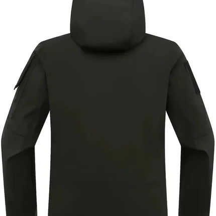 New Autumn WinterTactical Jackets Men Military Soft Shell Waterproof Windproof Hooded Jacket Outdoor Functional Multi-pockets