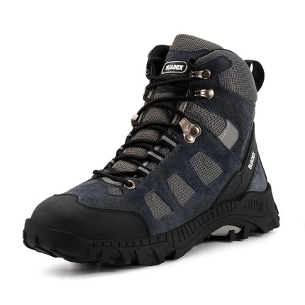 SUADEX S1 Safety Boots Men Work Shoes Anti-Smashing Steel Toe Work Safety Shoes Male Female Boots Anti-slippery EUR Size 37-48-KarWorkwear