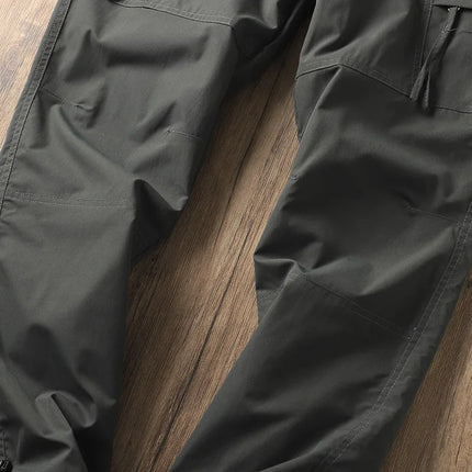 Outdoor Workwear Pants Men's Loose Fce Lined Thi Soft ell Hiking Pants Windproof Waterproof Polyester Fiber Straight Leg