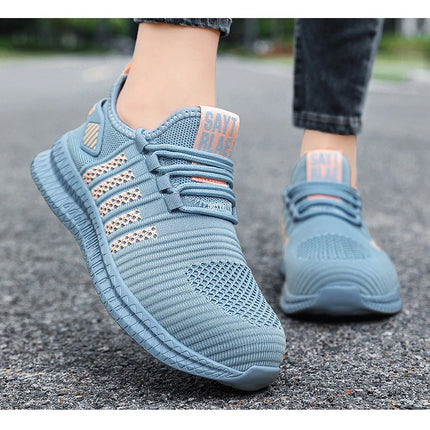 Women's Work Safety Shoes, Anti Impact Steel Toe, Anti Puncture, Wear-resistant Fashion Sports Shoes-KarWorkwear