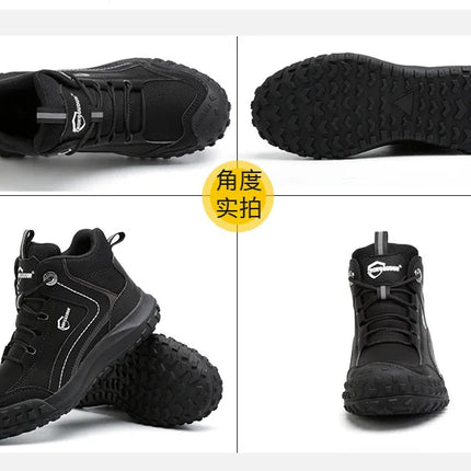 Autumn Winter New Work Safety Boots For Men Designer Work Sneakers Anti-puncture Security Shoes Work Boots Indestructible Shoes-KarWorkwear