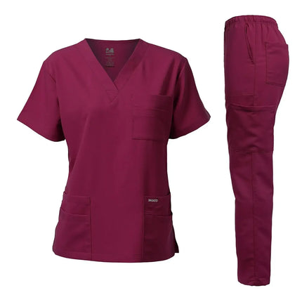 Beauty Salon Uniform Medical Clothes Scrub Suit Uniformes Tshirts Short Sleeve Dhypocrate Medical Work Clothes Nurse Blouses-KarWorkwear