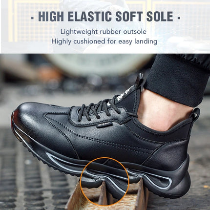 Safety Shoes Men for Work SteelToe Free Shipping Industrial Boots Man Protection for the Feet Smash-Proof Waterproof-KarWorkwear