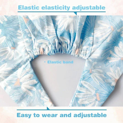 Cartoon Doctor Operating Room Pattern Printed Nursing Head Cap Lab Scrub Pet Hospital Surgical Hat Unisex Dentist Scrub Cap 2023