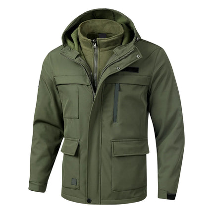 Outdoor Work Clothes Men'S Suits Spring Autumn Wear-Resistant Dirty Resistant Camouflage Clothes Casual Labor Protection Clothes
