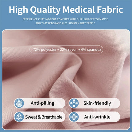 Nurse Uniform Medical Uniforms Nursing Scrubs Set Hospital Doctor Workwear Surgery Suit Spa Top Pants Clinical Dentist Work Wear-KarWorkwear