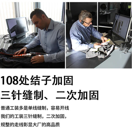 2026 New Work Clothes Men Construction Reflective Safety Coveralls Welding Suit Car Repair Workshop Mechanic Plus Size Clothes