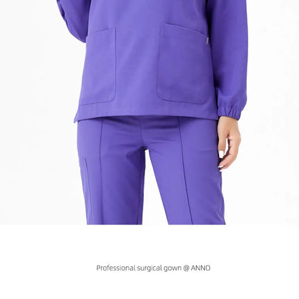Unisex Medical Scrubs Set New Heat Preservation Thermostatic Fabric Nursing Robe Suit for Winter  Paramedic Coveralls Uniforms