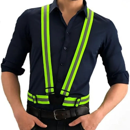 Reflective Safety Vest  - High Visibility Vest Adjustable Straps for Outdoor Jogging, Cycling, Walking and Riding