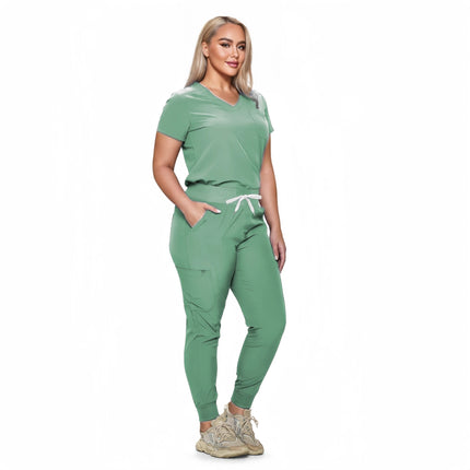 Hospital Nurse Uniforms Comfortable Medical  Jogger Stylish Scrub Suits New Design Hospital Women Nurse Tops and Pants Scrub Set