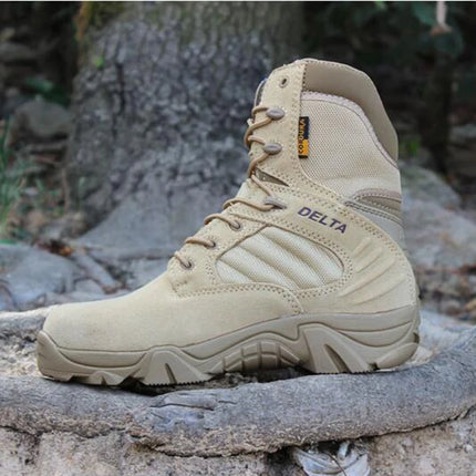 Men Desert Tactical Boots Mens Work Safty Shoes Special Force Waterproof Boot Lace Up Combat Ankle Boots Big Size-KarWorkwear