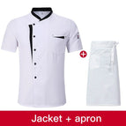 white with apron / S