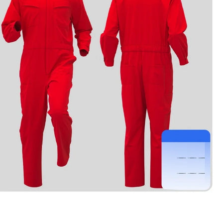 Autumn Worker One-piece Jumpsuit Overall Long Sleeve Factory Workshop Mechanical Auto Repairmen Painter Working Uniform Coverall