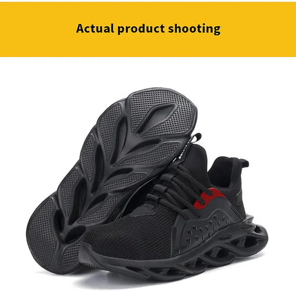 2024 Work Sneakers Men Indestructible Shoes Work Safety Shoes With Steel Toe Cap Puncture-Proof  Male Security Protective Shoes-KarWorkwear