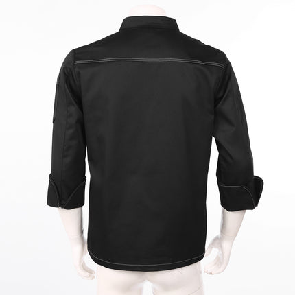 Men Women Kitchen Work Uniform Adult Unisex Chef Jacket Coat Cook Hotel Restaurant Canteen Cake Shop Cafe Shirt Staff Costume-KarWorkwear