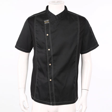 Men Women Kitchen Work Uniform Adult Unisex Chef Jacket Coat Cook Hotel Restaurant Canteen Cake Shop Cafe Shirt Staff Costume-KarWorkwear