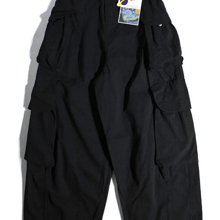 Heavyweight Wide Leg Workwear Trousers y Hong Kong Sle Multi-ket Loose Straight Casual ape Men's Pants