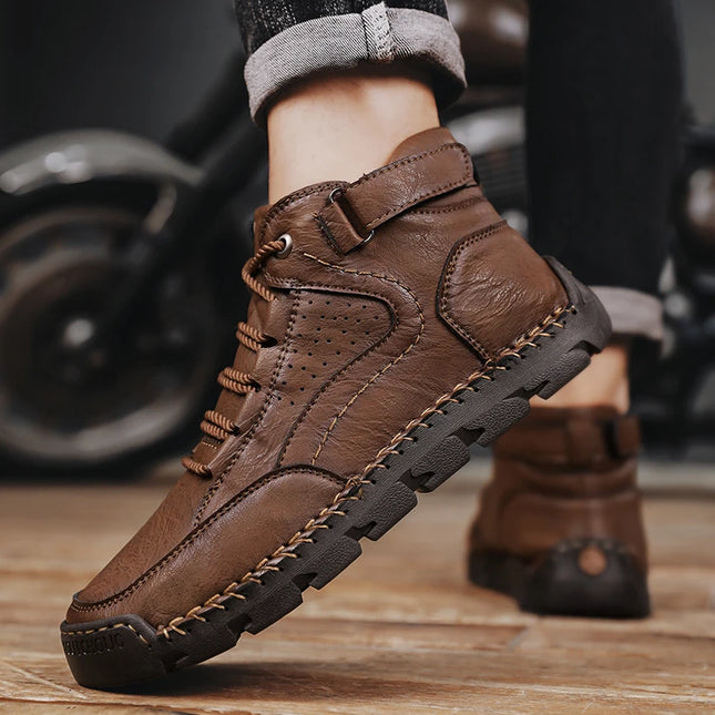 Loafers Ankle Boots Male Sneakers Sports and Leisure Casual Sneaker Leather Shoes Men's Casual Shoes Work Boots for Men Fashion-KarWorkwear