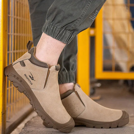 Scald-proof Electric Welding Shoes Plastic Toe Work Shoes Insulated Electrician Shoes Indestructible Industrial Male Wear Boots-KarWorkwear