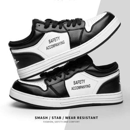 Unisex High-quality Work Shoes Men Non-slip Safety Shoes Anti-smash Anti-puncture Indestructible Shoes Women's Work Sneakers 46-KarWorkwear