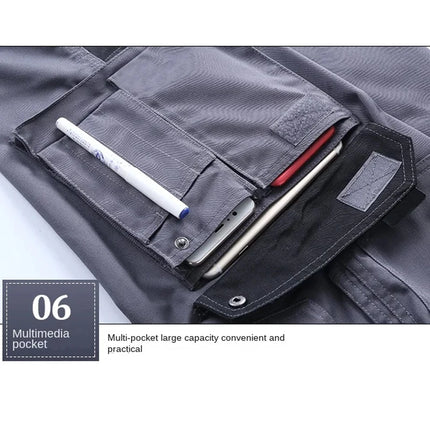 2026 New Work Clothes Men Construction Reflective Safety Coveralls Welding Suit Car Repair Workshop Mechanic Plus Size Clothes