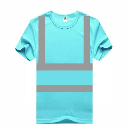 Reflective Shirt for Men Long Sleeve Work Shirt High Visibility for Night Working Hi Vis Safety Shirts Quick Dry