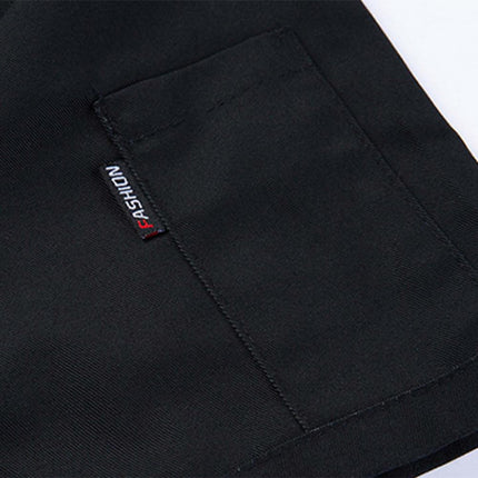 Chef Uniform Short Sleeves Soft Plus Size Bakery Restaurant Chef Uniform Work Clothes Chef Shirt Kitchen Work Attire-KarWorkwear