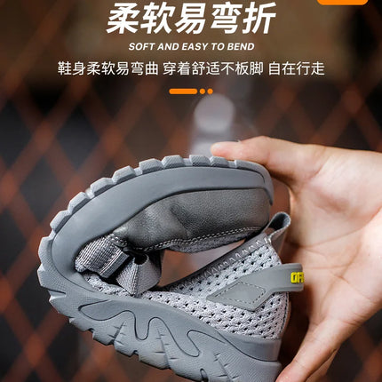 Breathable Indestructible Shoes Insulation 6KV Work Sneakers Summer Anti-puncture Safety Shoes Men Construction Footwear 2023-KarWorkwear