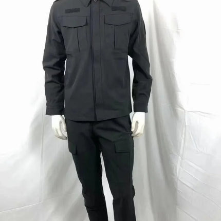 Spring Summer Men Quick Dry T Shirt Tops+Pants 2 Piece Set Tactical Suit Uniform Work Wear Men Heavy Duty Tactical Suit Uniform-KarWorkwear