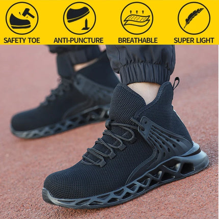 Men Safety Shoes with Metal Toe Indestructible Ryder Shoe Work Boots with Steel Toe Waterproof Breathable Sneakers Work Shoes-KarWorkwear