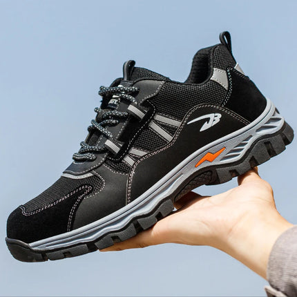 Latest 2023 Steel Toe Cap Climbing Shoes Indestructible Anti Nail Safety Work Shoes Anti Smashing Male Footwear Boots-KarWorkwear