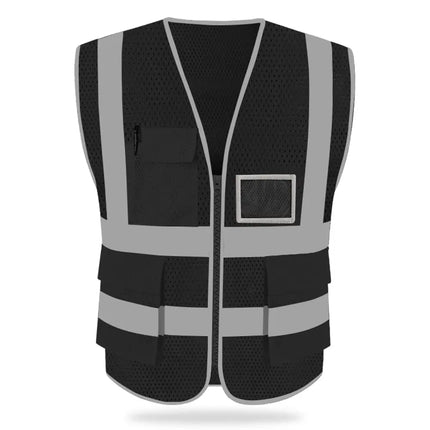 High Visibility Security Working Reflective  Vest Personalized Construction Traffic Outdoor  Cycling Wear