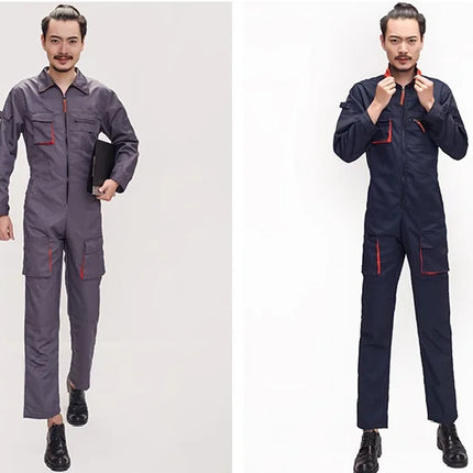 Work Overall Uniform Men Women Working Coveralls Welding Suit Car Repair Workshop Mechanic Plus Size Clothes-KarWorkwear