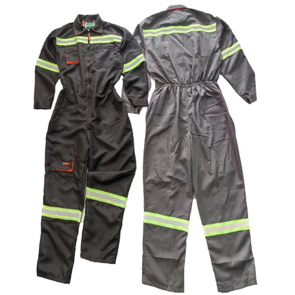 Work Overalls Men's Working Coverall Welding Suit Car Repairman Uniforms Workshop Mechanical Jumpsuit Hi Vis Safe Work Clothing-KarWorkwear